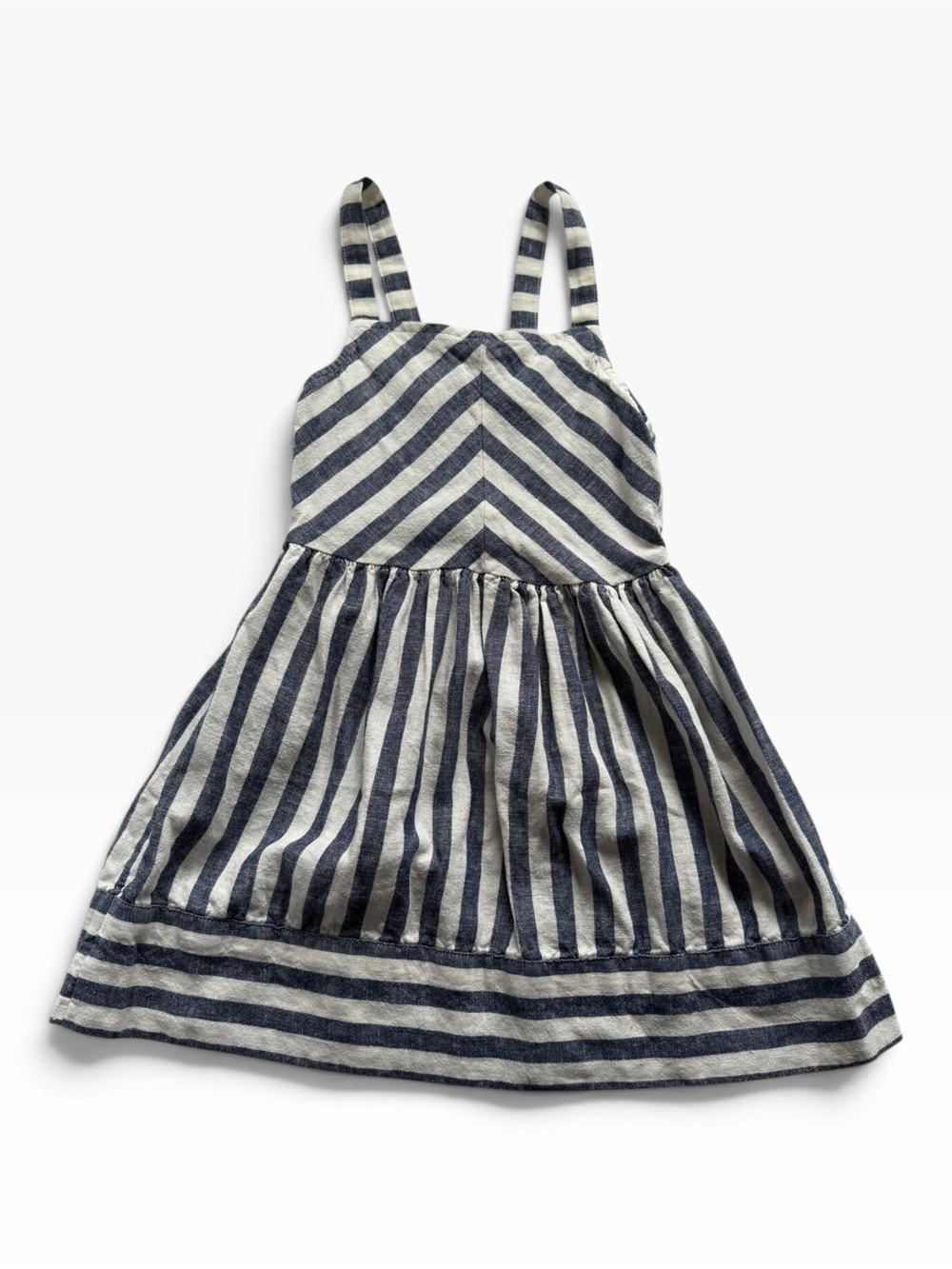 Carter's Navy and White Striped Sundress